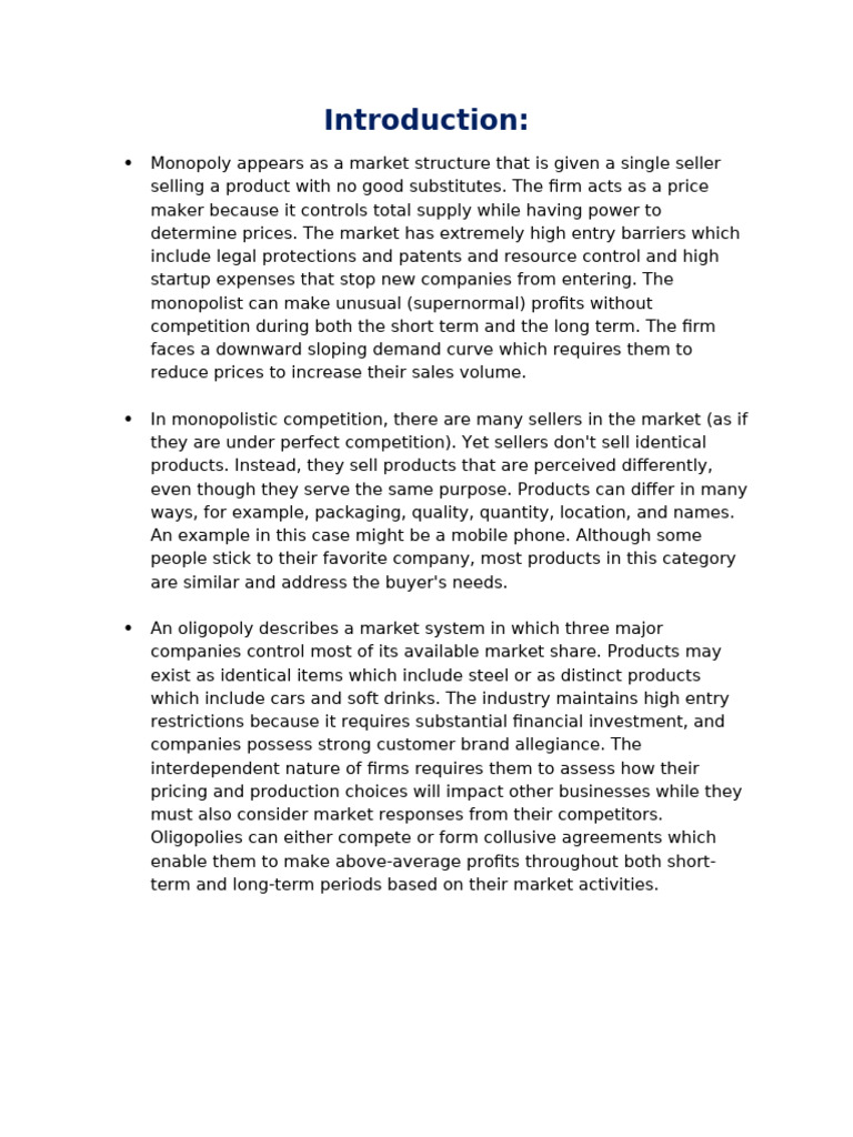Economics Project | PDF