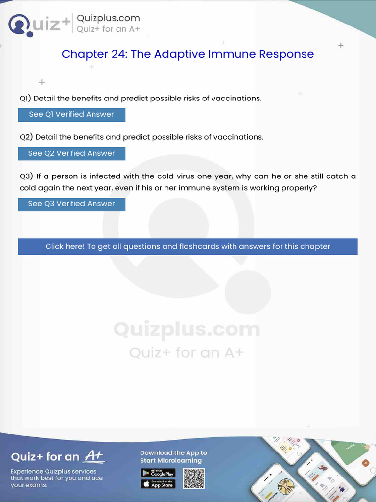 Detail The Benefits and Predict Possible Risks of Vaccinations | PDF