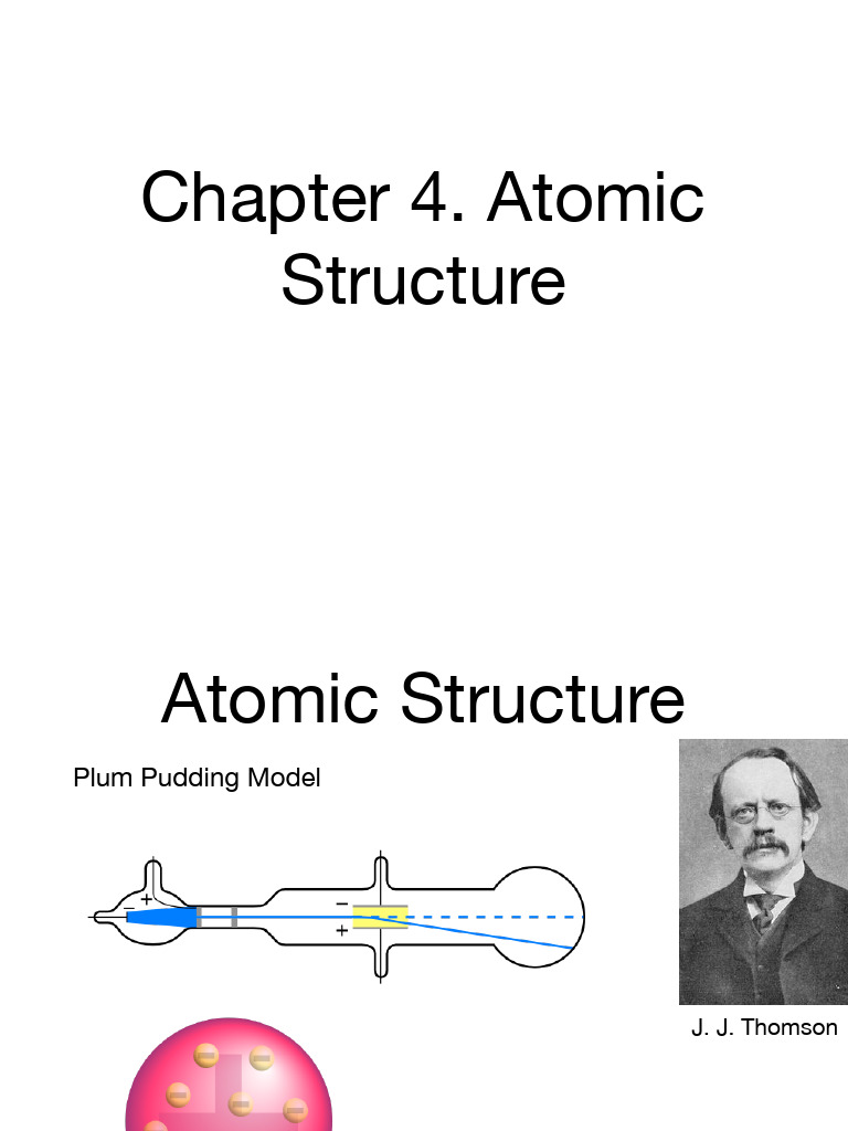 Chap 4 Atomic Structure | PDF | Emission Spectrum | Electron