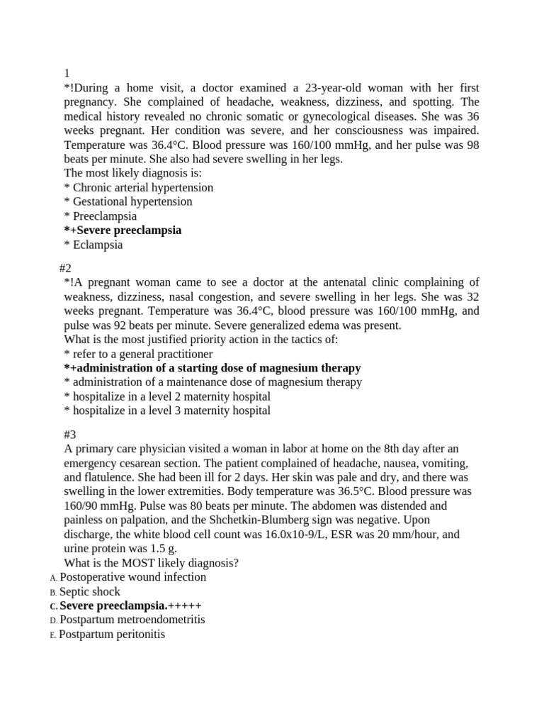 Obs Gynae | PDF