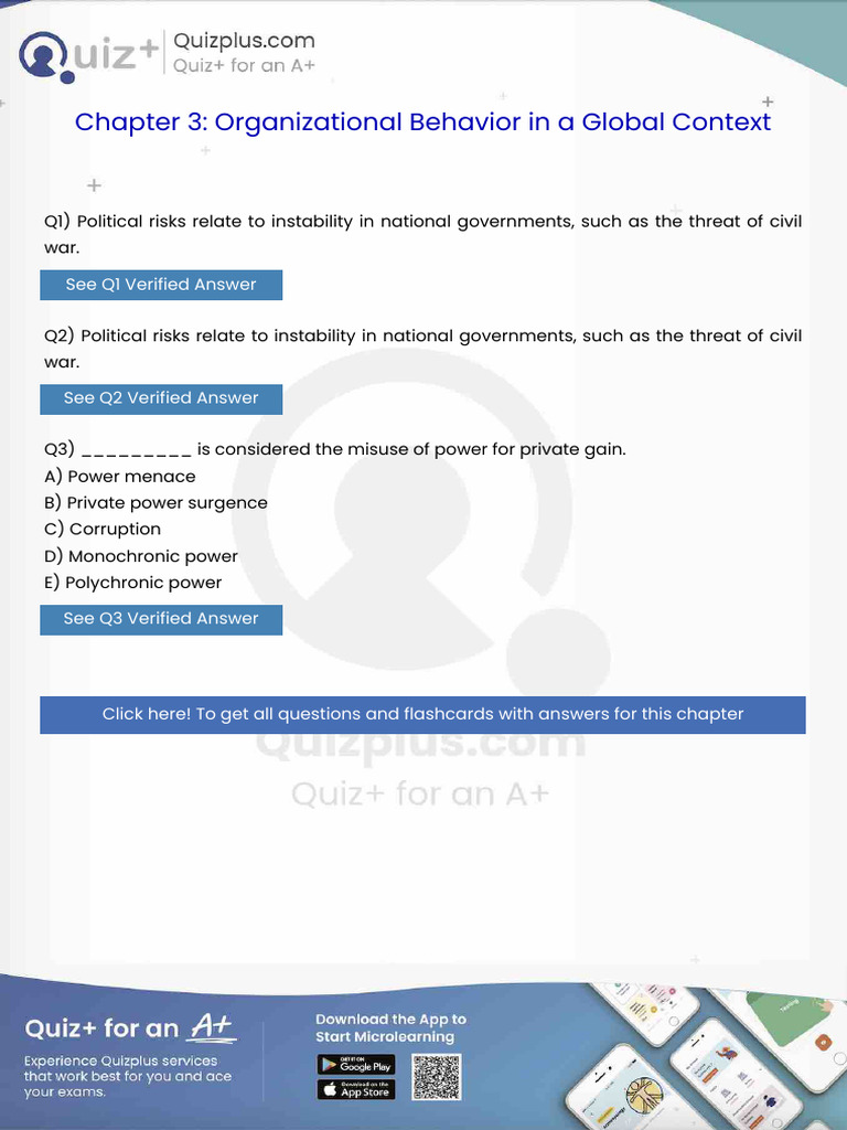Political Risks Relate To Instability in National Governments Such As ...