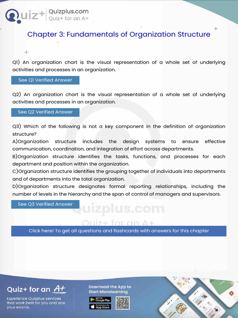 An Organization Chart Is The Visual Representation of A Whole Set of ...