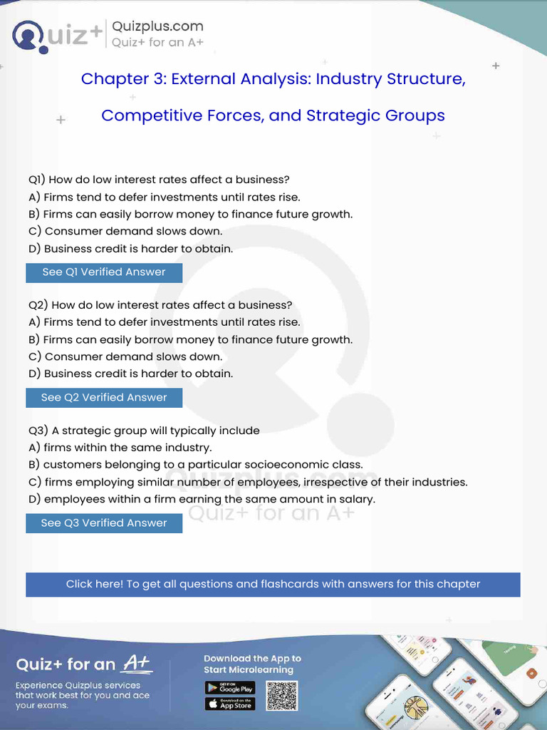 How Do Low Interest Rates Affect A Business | PDF