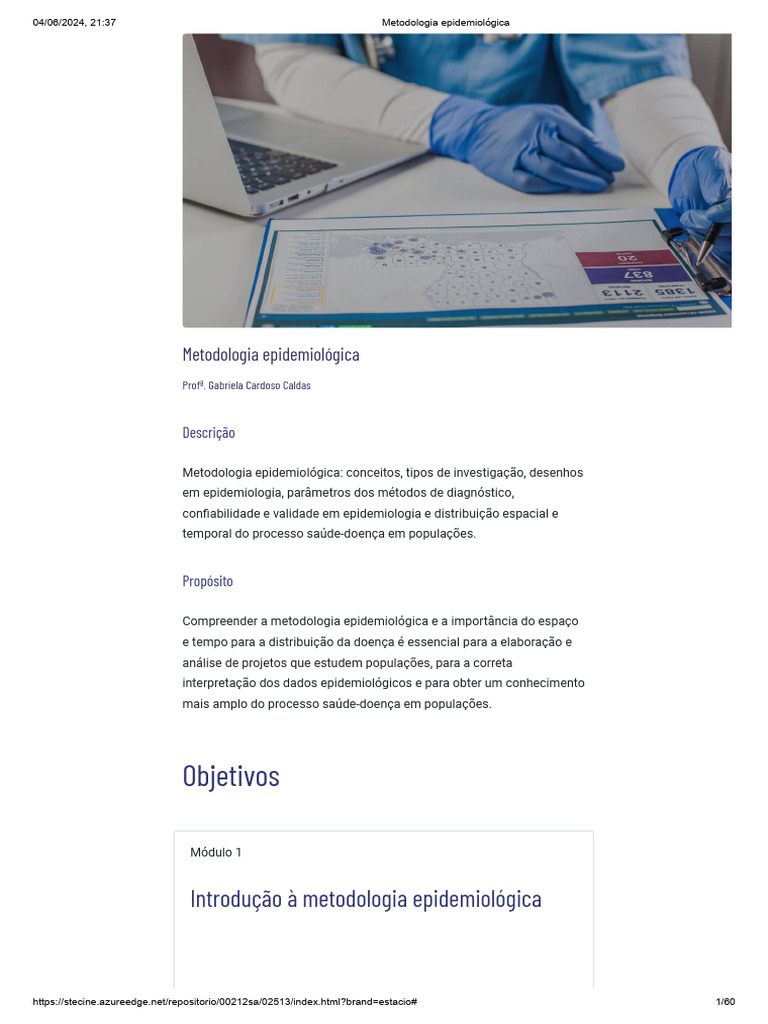 Metodologia Epidemiológica | PDF