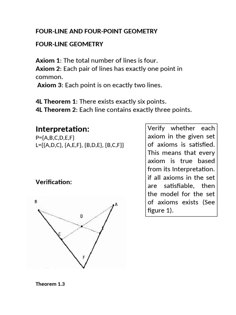 Four Line Four Point | PDF