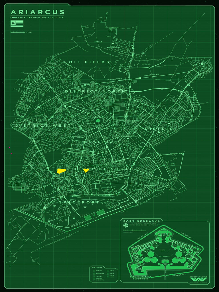Alien RPG - Destroyer of Worlds - Map | PDF