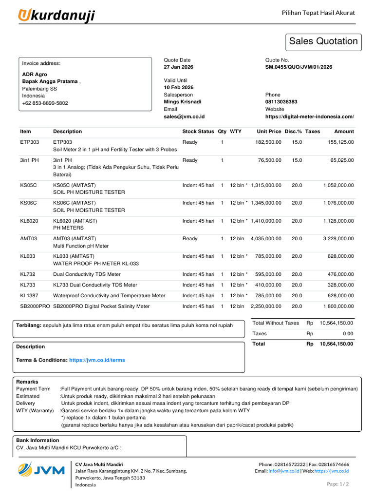 SM.0455 Quo JVM 01 2026 | PDF