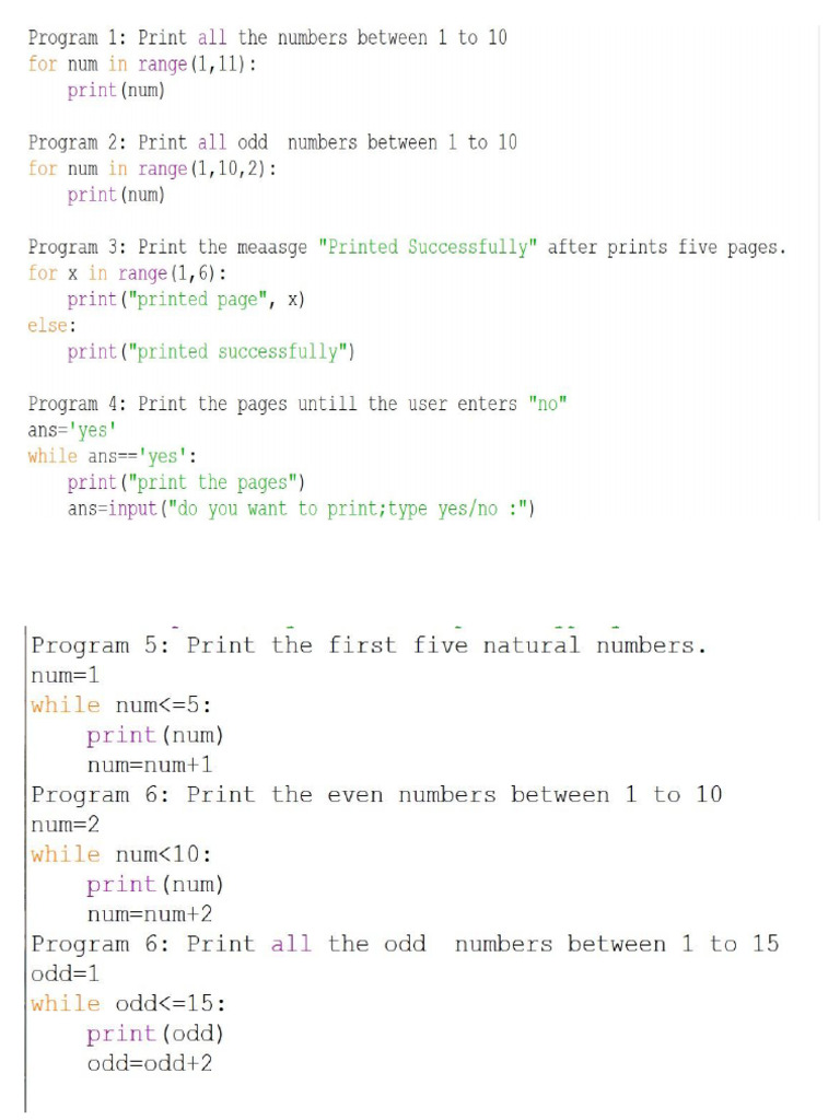 Class 8 Practical Program | PDF