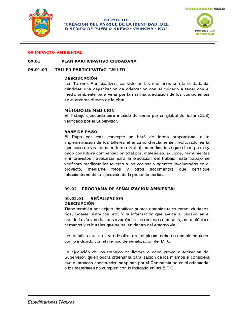 09.00 Impacto Ambiental | PDF | Residuos | Entorno natural