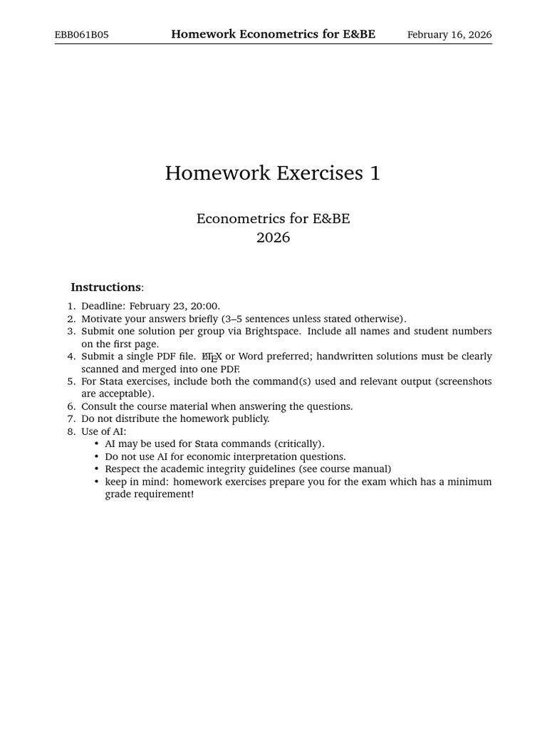Homework1 Questions | PDF