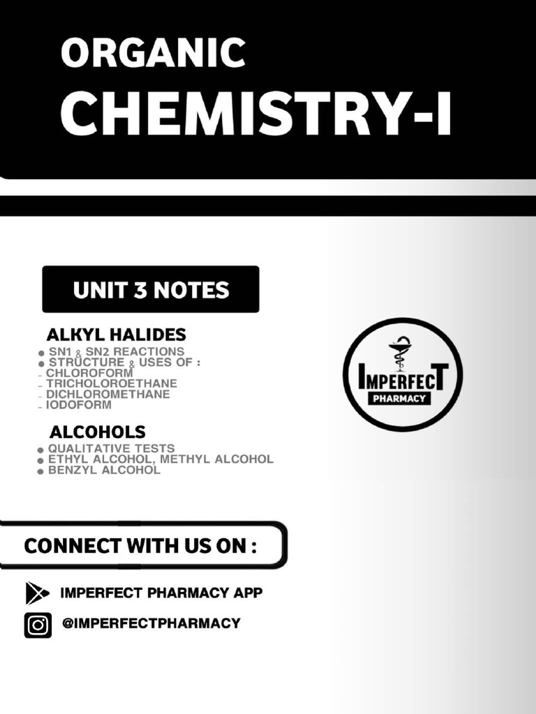 Unit 3 Organic Chemistry i Imperfect Pharmacy | PDF