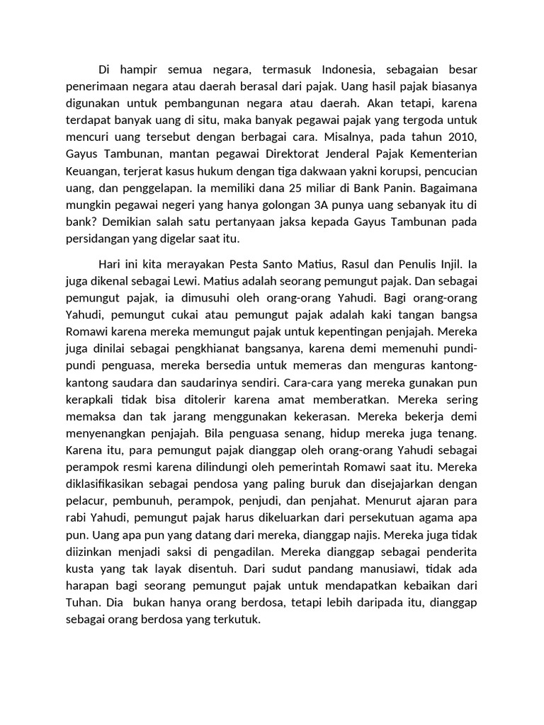 Pesta Santo Matius Rasul | PDF