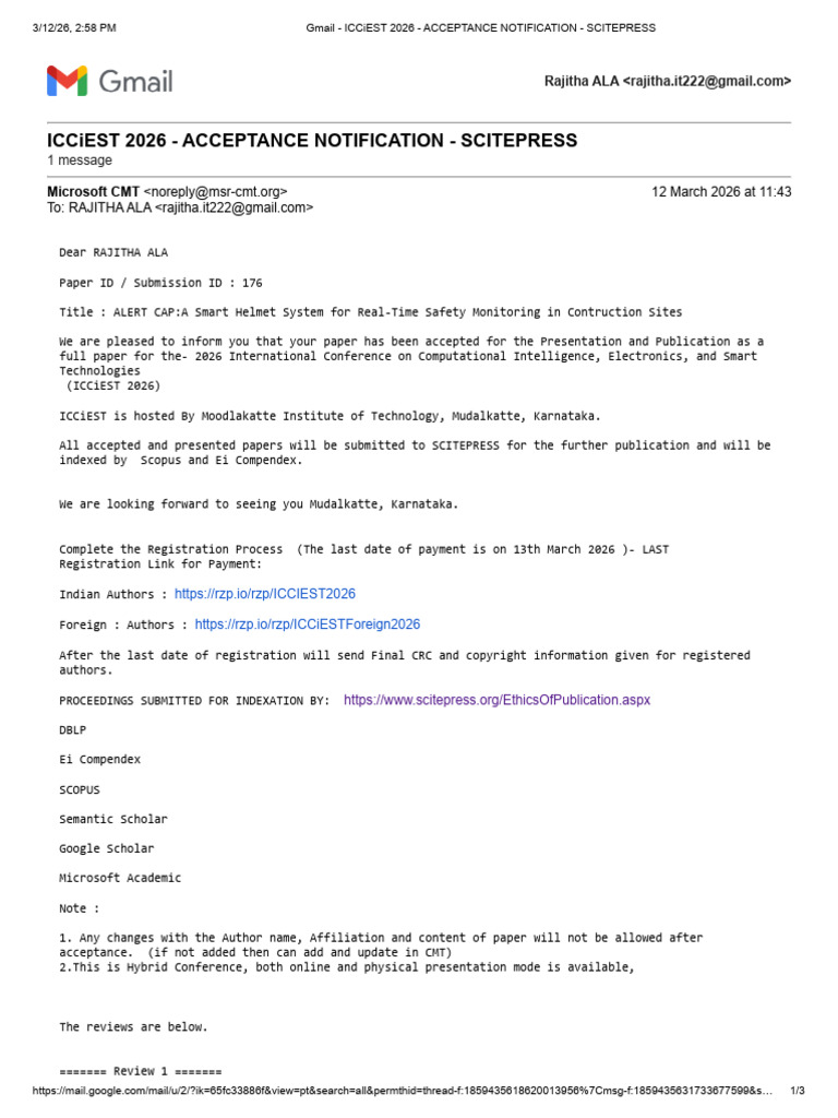 Alert Cap | PDF