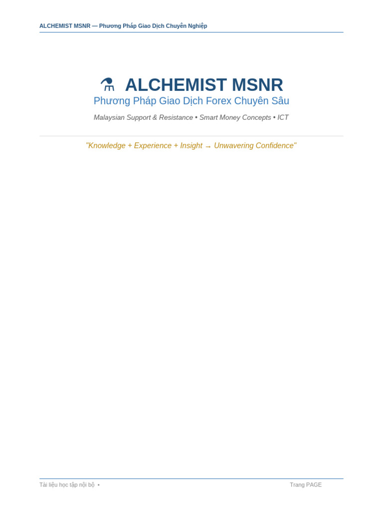 Alchemist MSNR Document | PDF