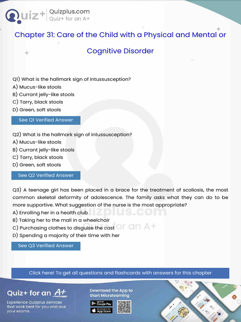 What Is The Hallmark Sign of Intussusception | PDF | Coagulation ...