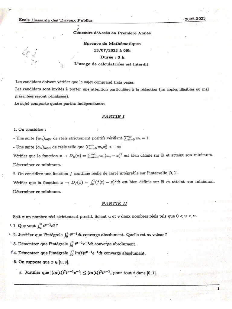 Ehtp Math 2023 | PDF