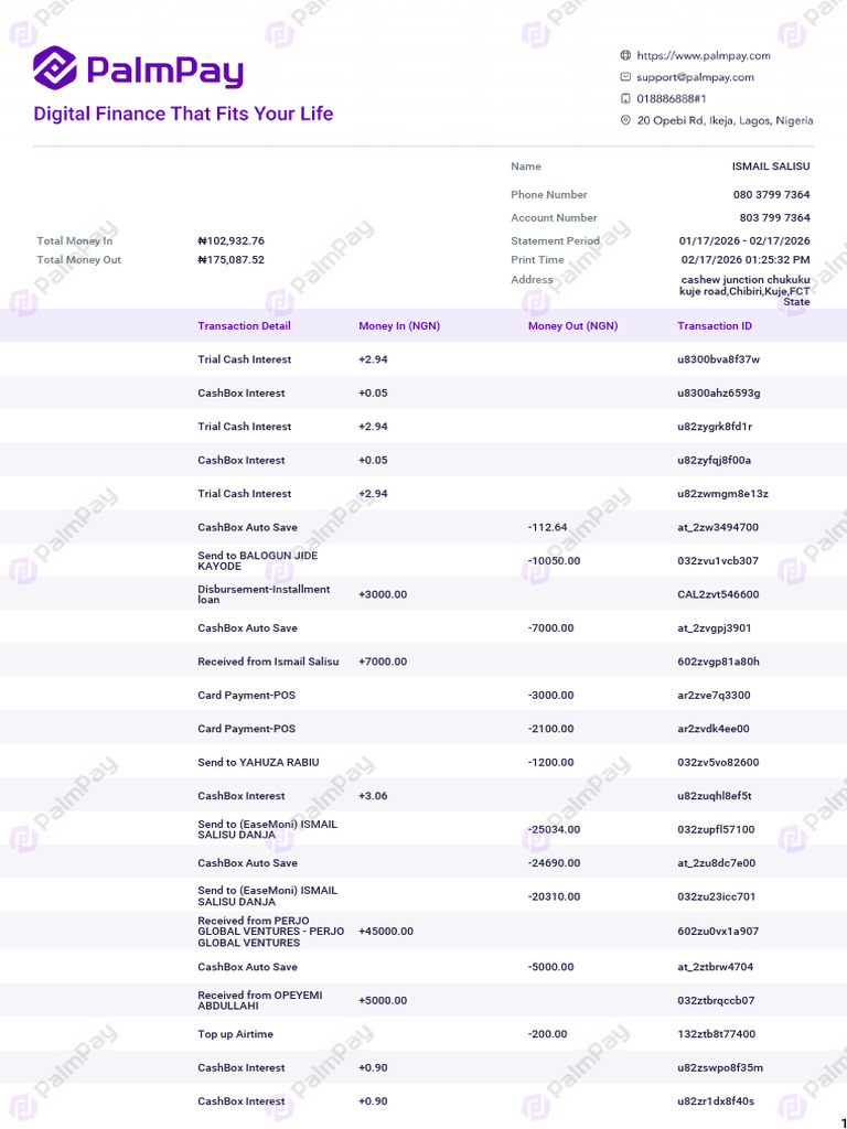 Statements Download - 20260217122532 | PDF