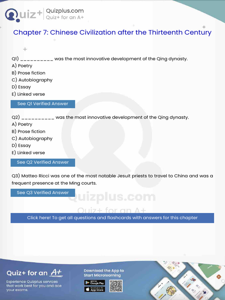 Was The Most Innovative Development of The Qing Dynasty | PDF | The Arts