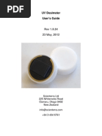 Download UV Dosimeter Manual_v08 by David Sherman SN101790849 doc pdf