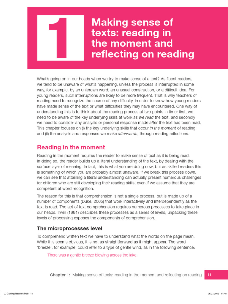 Guiding Readers - Layers of Meaning A Handbook For... - (Part 1 How We ...