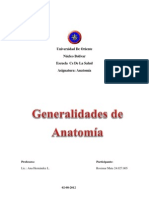 Generalidades de Anatomia