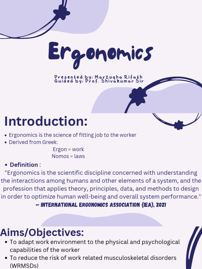 Ergonomics 20260325 151644 0000 | PDF | Musculoskeletal System ...