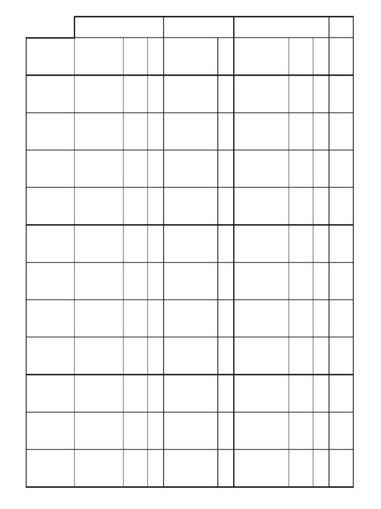 Volleyball Stat Sheet PDF Template | PDF