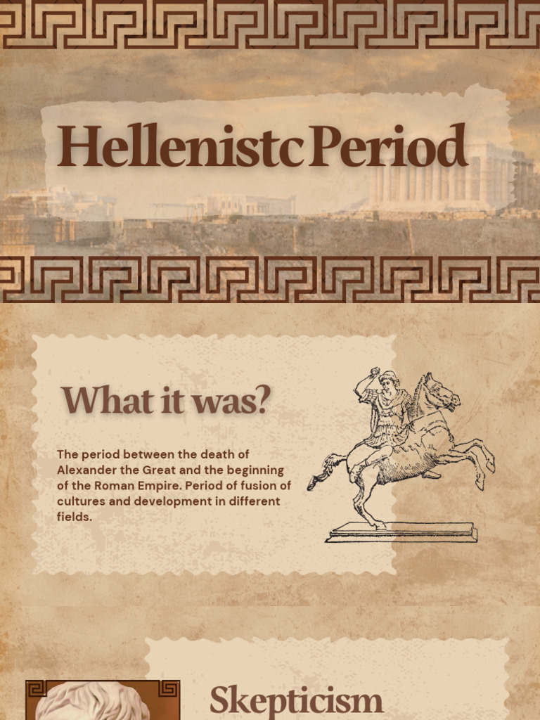 Hellenistic Period | PDF | Ethical Schools And Movements | Ancient ...