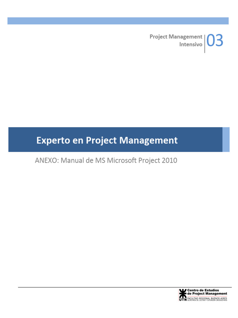 Manual de MS Microsoft Project 2010 | PDF | Botón (Computación ...