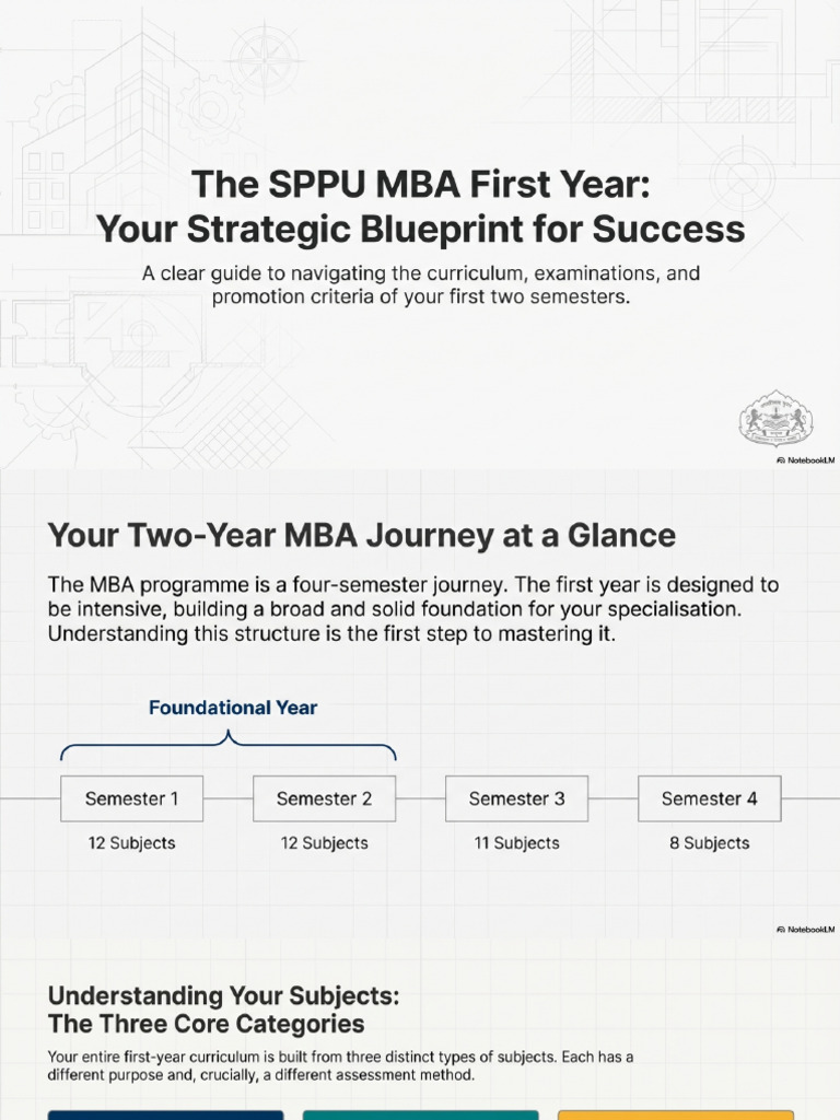 MBA First Year Strategic Blueprint | PDF