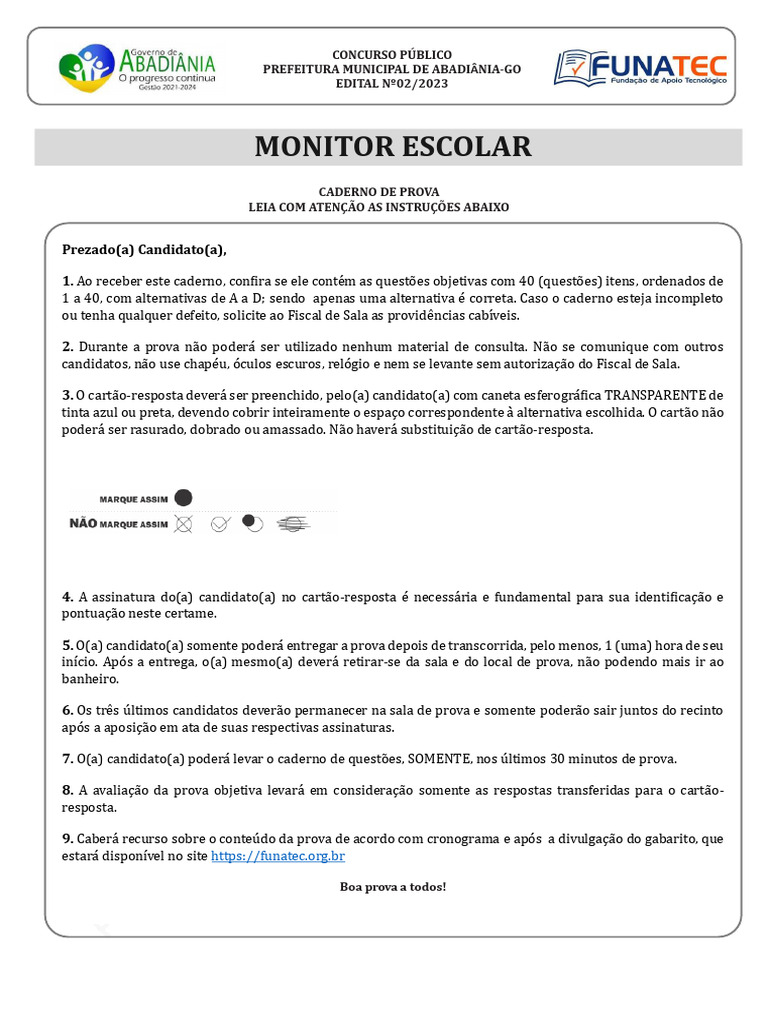 Monitor Escolar | PDF
