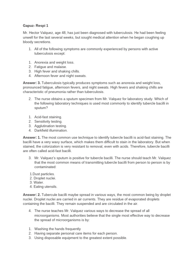 Respi Test | PDF | Breathing | Respiratory System