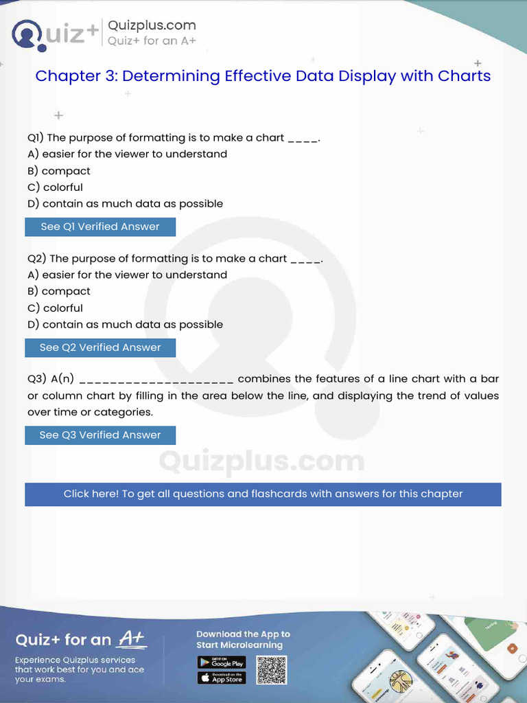 The Purpose of Formatting Is To Make A Chart | PDF | Microsoft Excel ...