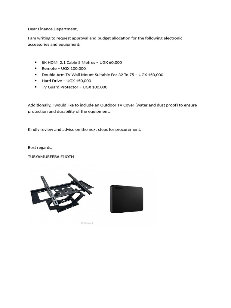 Dear Finance Department | PDF