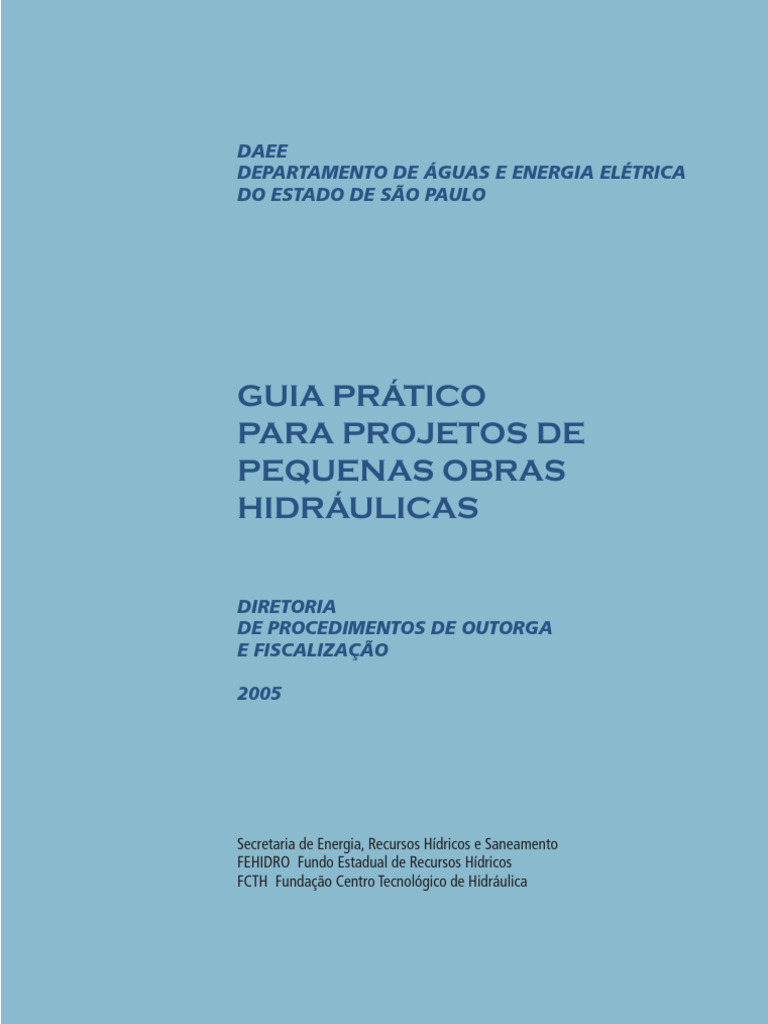GuiaPratico_Daee_2005 | PDF | Hidrologia | Enchente