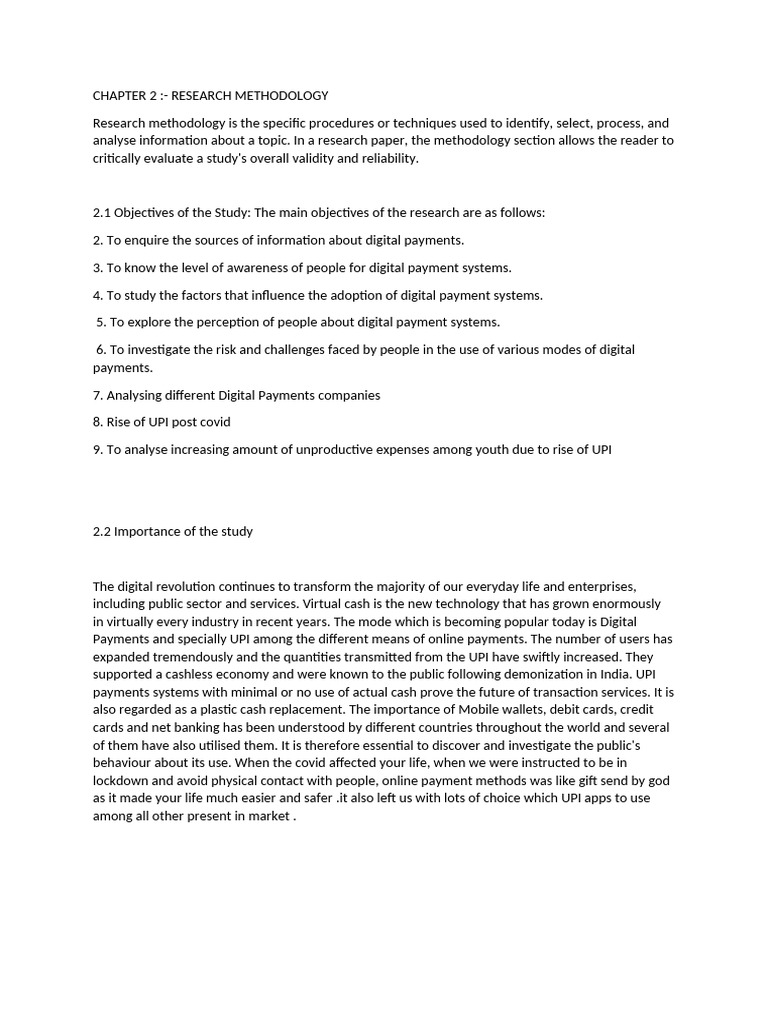 Chapter 2 | PDF | Payment System | Cash