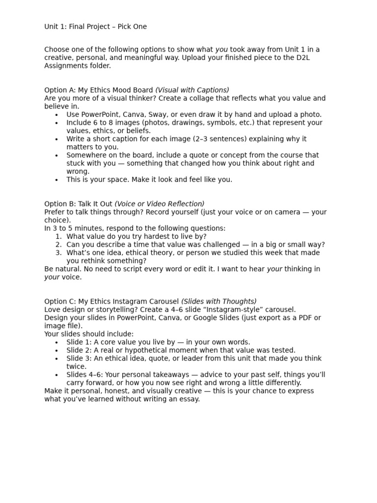 1.4 Unit 1 Final Project | PDF
