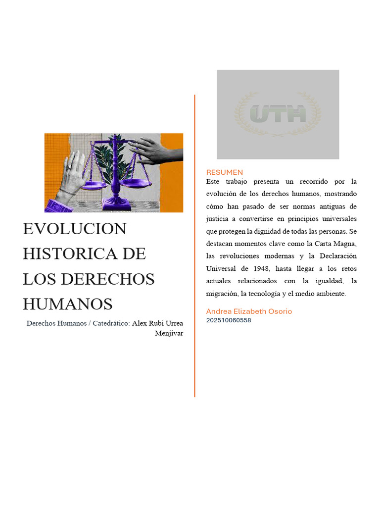 Evolucion de Los Derechos Humanos | PDF