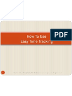 Mary Grace May - Dimailig - How To Use Easy Time Tracking