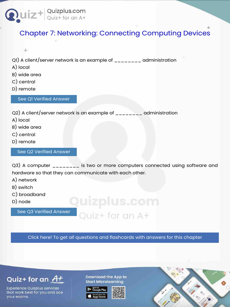 A Clientserver Network Is An Example of Administration | PDF | Computer ...