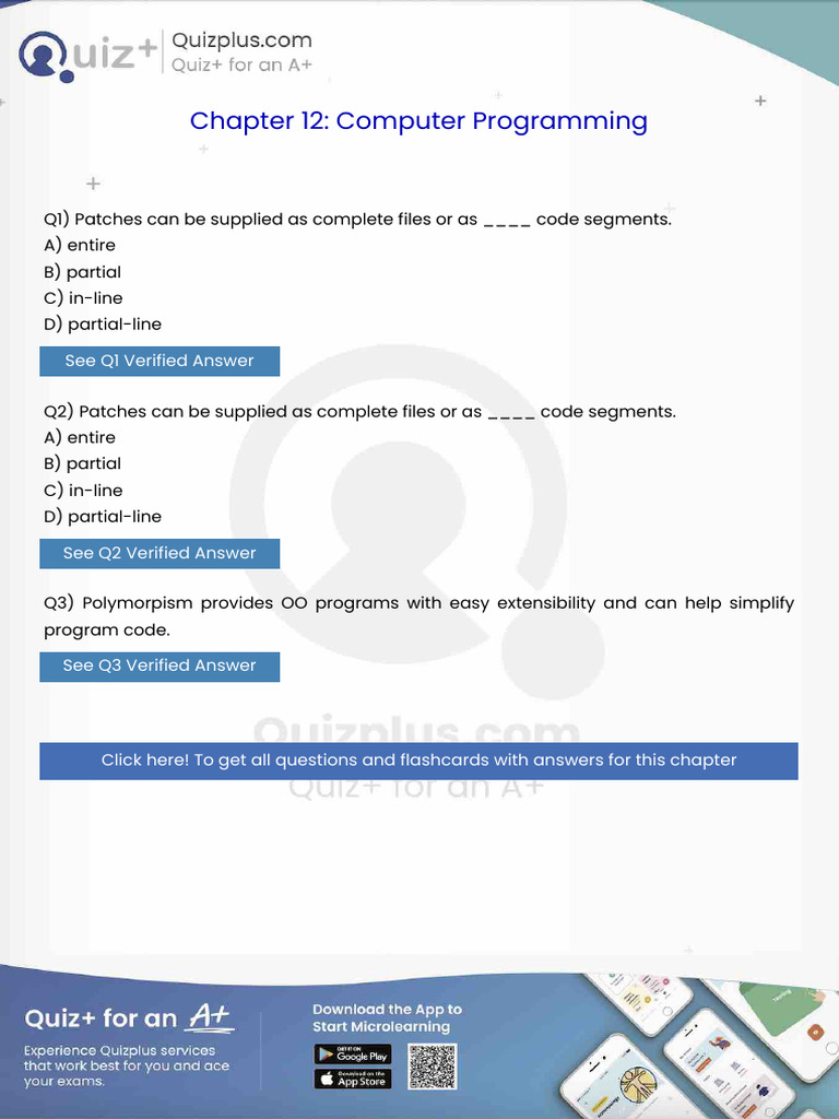 Patches Can Be Supplied As Complete Files or As Code Segments | PDF