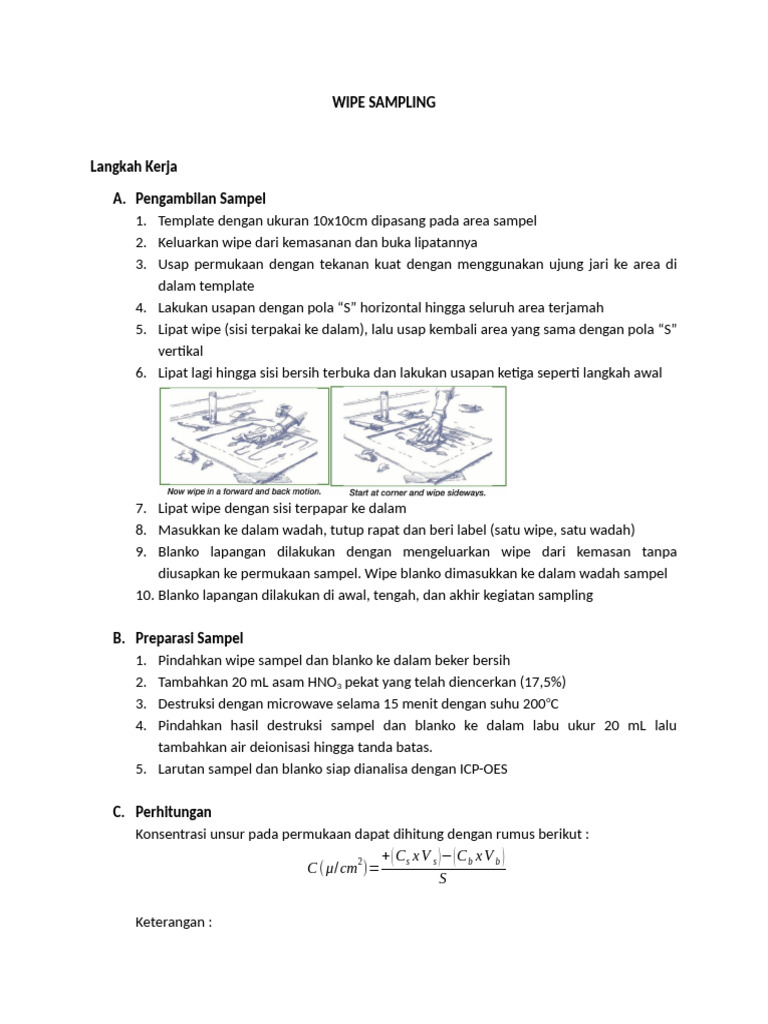 Wipe Sampling | PDF