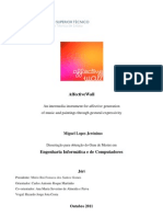 Affective Wall Thesis - An intermedia instrument for affective generation of music and paintings through gestural expressivity (IST)