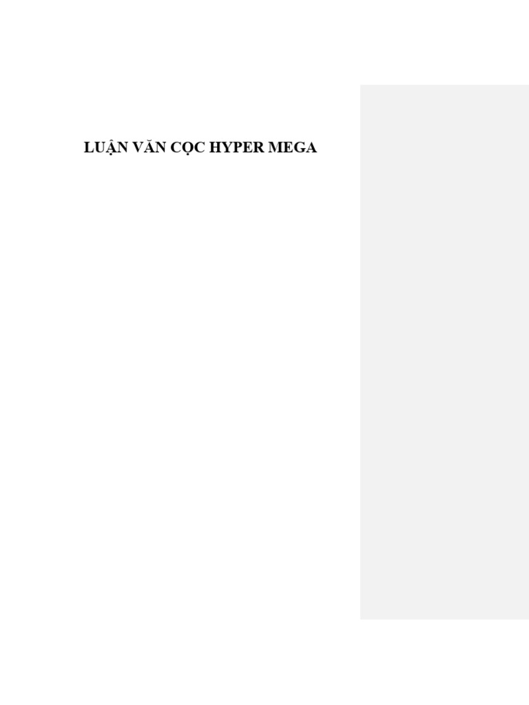 Coc Hyper Mega Luan Van | PDF