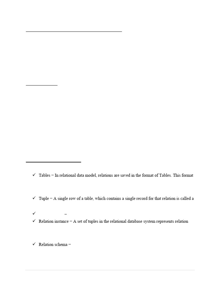 1.2 Relational Model | PDF