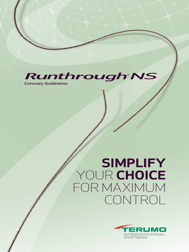 Runthrough Brochure (Hoja Tecnica de Guia Runthrough) | PDF