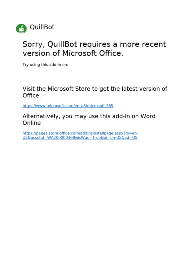Quill Bot | PDF