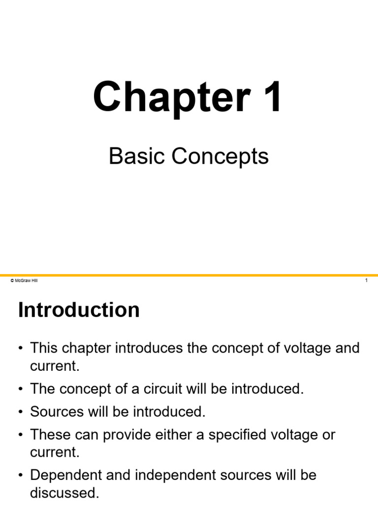 Chapter1 Basic Concepts | PDF