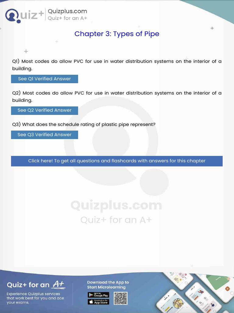 Most Codes Do Allow PVC For Use in Water Distribution Systems On The ...