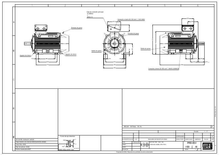 Plano Motor 260KW (350HP) Backup | PDF